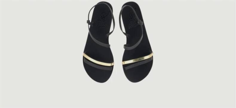 Ancient Greek Sandals Goudi sandalen Zwart Dames