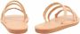 Ancient Greek Sandals Handgemaakte Griekse Leren Sandalen Beige Dames - Thumbnail 4