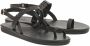 Ancient Greek Sandals Handgemaakte Leren Sandalen Kamara Black Dames - Thumbnail 3