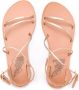 Ancient Greek Sandals Meloivia platina lederen sandaal Geel Dames - Thumbnail 4