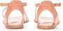 Ancient Greek Sandals Meloivia platina lederen sandaal Geel Dames - Thumbnail 6