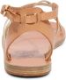 Ancient Greek Sandals Meloivia platina lederen sandaal Geel Dames - Thumbnail 2