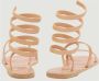 Ancient Greek Sandals Ofis nappa lederen sandalen Beige Dames - Thumbnail 3