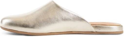Ancient Greek Sandals Platinumsoft Leren Open Back Slipper