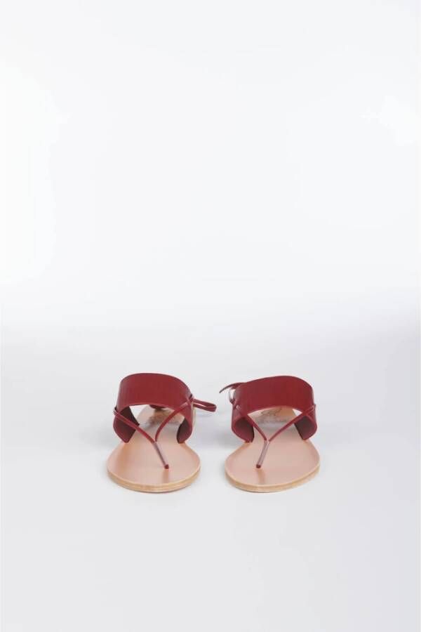 Ancient Greek Sandals Platte sandalen Rood Dames