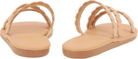 Ancient Greek Sandals Slippers Beige Dames
