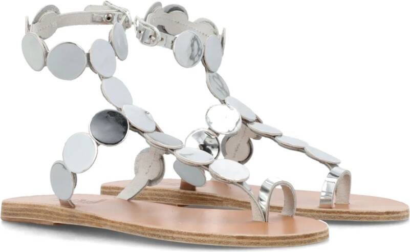 Ancient Greek Sandals Zilveren Gesloten Sandalen Gray Dames