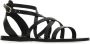 Ancient Greek Sandals Stijlvolle platte leren sandalen Black Dames - Thumbnail 2