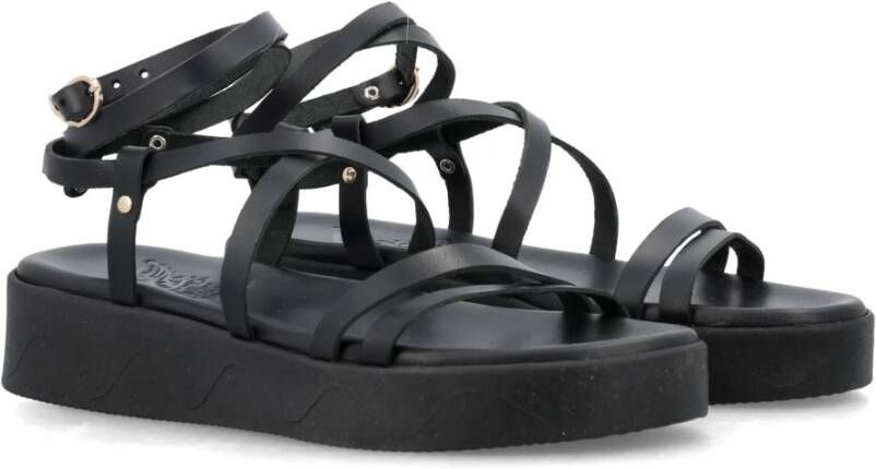 Ancient Greek Sandals Zwarte Gesloten Sandalen Black Dames