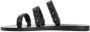 Ancient Greek Sandals Zwarte leren sandalen met bronzen studs - Thumbnail 2
