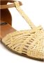 Angel Alarcon Beige Gevlochten Sandalen Beige Dames - Thumbnail 4