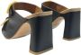 Angel Alarcon Beige Leren Hoge Hak Sandalen Black Dames - Thumbnail 4