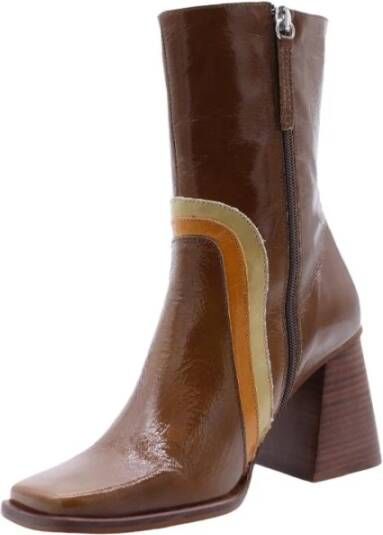 Angel Alarcon Heeled Boots Bruin Dames