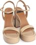 Angel Alarcon Elegante High Heel Sandalen Brown Dames - Thumbnail 3