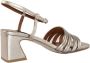 Angel Alarcon Elegant High Heel Sandals Yellow Dames - Thumbnail 3