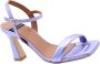 Angel Alarcon Elegant High Heel Sandals Purple Dames - Thumbnail 14