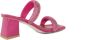 Angel Alarcon High Heel Sandals Roze Dames - Thumbnail 3