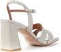 Angel Alarcon Vitello Leren High Heel Sandalen White Dames - Thumbnail 3