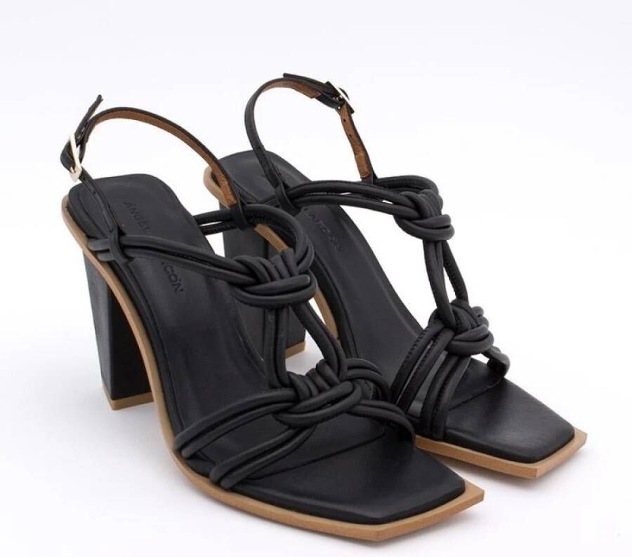 Angel Alarcon High Heel Sandals Zwart Dames