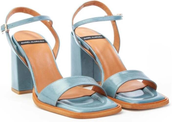 Angel Alarcon Hoge hiel sandalen Blauw Dames