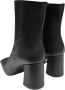 Angel Alarcon Leren enkellaarsjes met 9cm hak Black Dames - Thumbnail 4