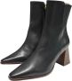 Angel Alarcon Leren enkellaarzen met 9cm hak Black Dames - Thumbnail 3
