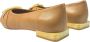 Angel Alarcon Leren platte ballerina schoenen beige Brown Dames - Thumbnail 4