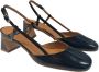 Angel Alarcon Middelhak lakleren sandalen Black Dames - Thumbnail 2