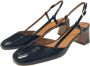 Angel Alarcon Middelhak lakleren sandalen Black Dames - Thumbnail 4