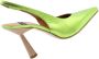 Angel Alarcon Peep Toe Peep Heel Green - Thumbnail 6