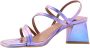 Angel Alarcon Elegant High Heel Sandals Purple Dames - Thumbnail 5