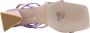 Angel Alarcon Elegant High Heel Sandals Purple Dames - Thumbnail 8
