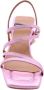 Angel Alarcon Elegant High Heel Sandals Pink Dames - Thumbnail 8