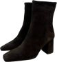 Angel Alarcon Suede enkellaarsjes met 9cm hak Brown Dames - Thumbnail 3