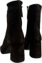 Angel Alarcon Suede enkellaarsjes met 9cm hak Brown Dames - Thumbnail 5