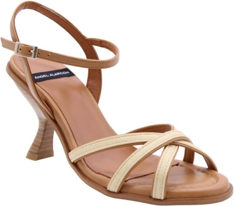 Angel Alarcon Teckel Sandaal Beige Dames