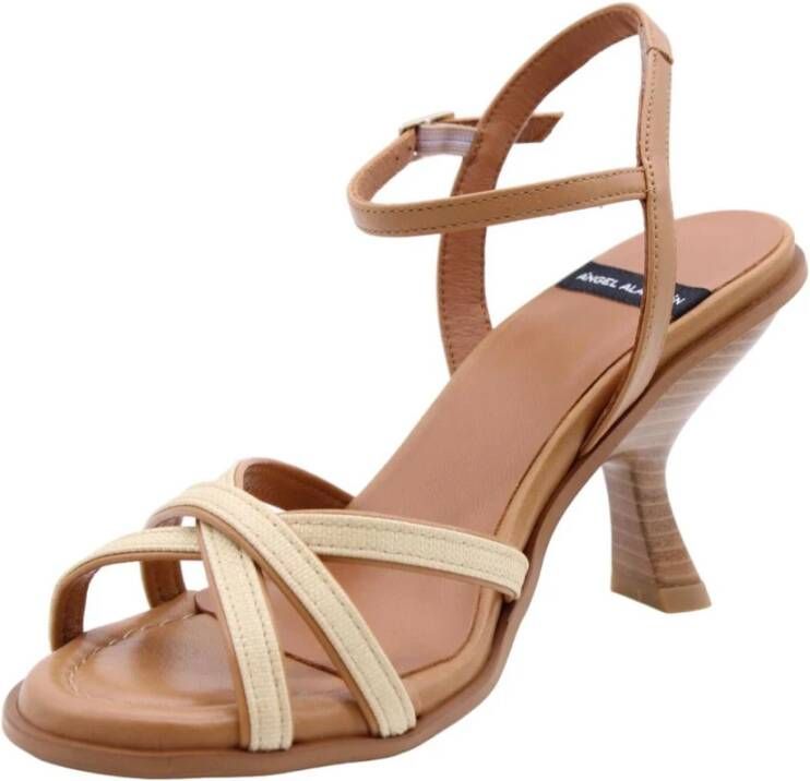 Angel Alarcon Teckel Sandaal Beige Dames