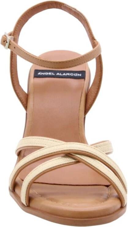 Angel Alarcon Teckel Sandaal Beige Dames