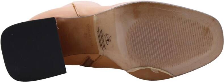 Angel Alarcon Tomar Enkellaarsjes Beige Dames