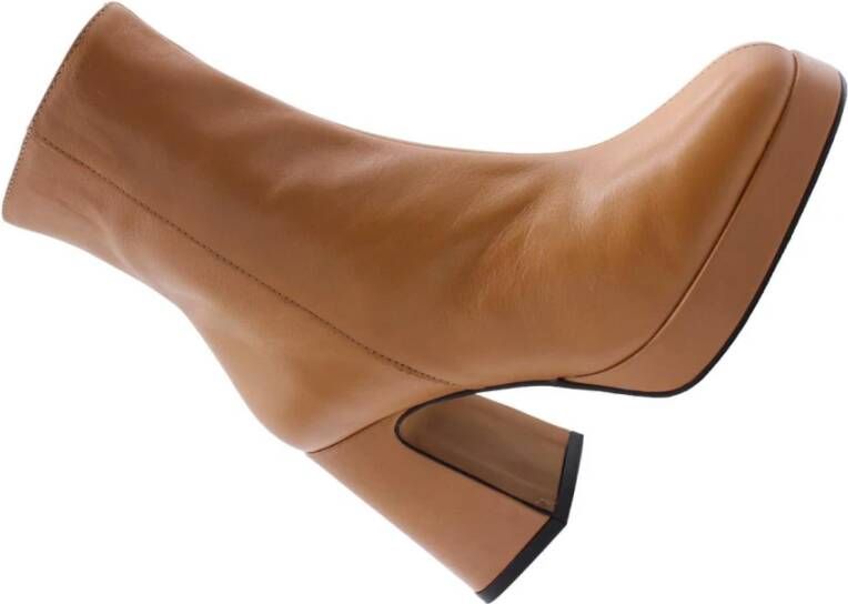 Angel Alarcon Tomar Enkellaarsjes Beige Dames