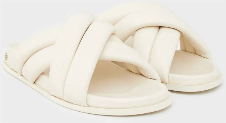 Anine Bing Beige leren slippers