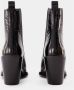 Anine Bing Geëmbosseerd kalfsleer Noir laarzen Black Dames - Thumbnail 4