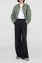 Anine Bing Artisjokgroene Slides met Monogram Green Dames - Thumbnail 2