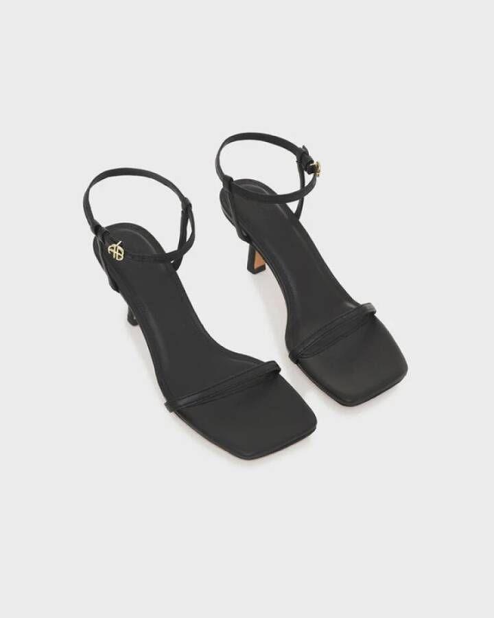 ANINE BING Sandalen met logoplakkaat Zwart - Foto 2