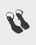 ANINE BING Sandalen met logoplakkaat Zwart - Thumbnail 2