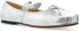 Anine Bing Zilveren Leren Platte Schoenen Elastische Band Gray Dames - Thumbnail 9