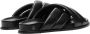 ANINE BING Lizzie slippers met gekruist bandje Zwart - Thumbnail 4