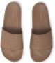 Anine Bing Isla Slides Camel Monogram Brown Dames - Thumbnail 2