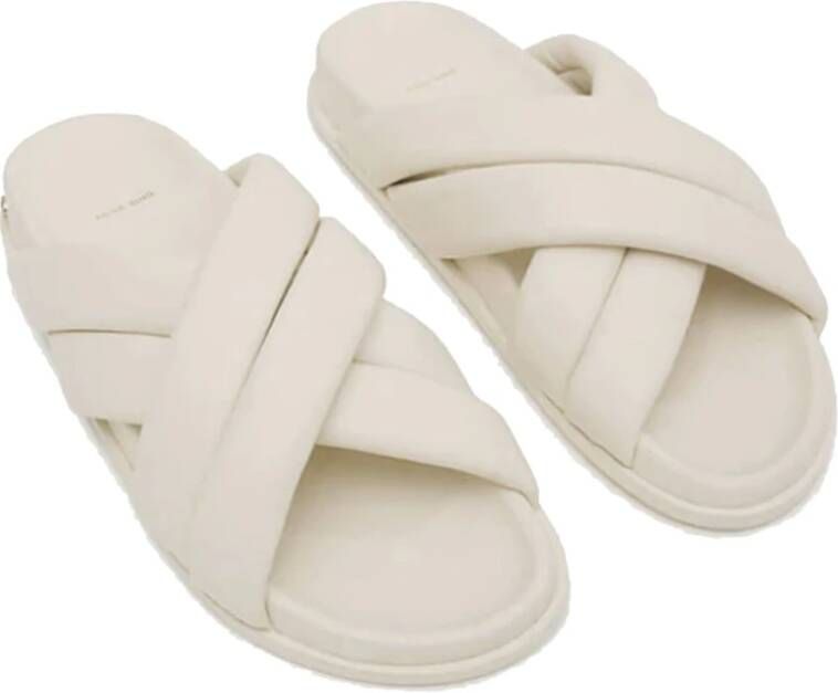 Anine Bing Teenslippers Sliders Beige Dames
