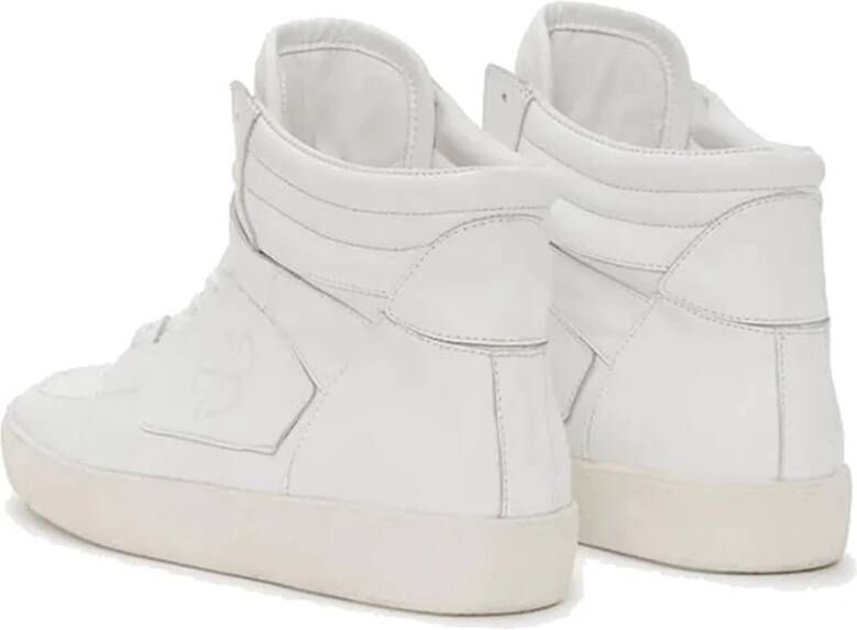 Anine Bing Witte Leren Sportieve Sneakers Hayden Model